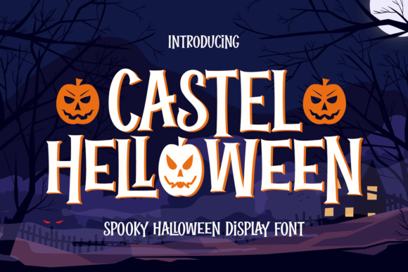 Castel Helloween: A Spooky Typeface for Halloween Design