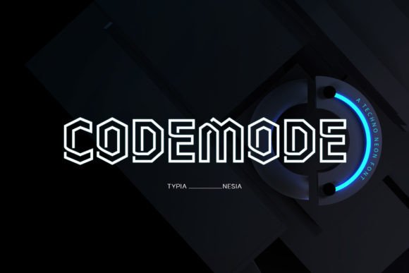 Codemode: The Futuristic Neon Sans for Modern Design