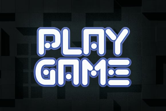 Play Game: The Futuristic Display Font