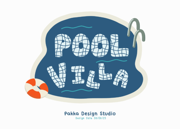 Pool Villa: A Quirky Display Font for Modern Design