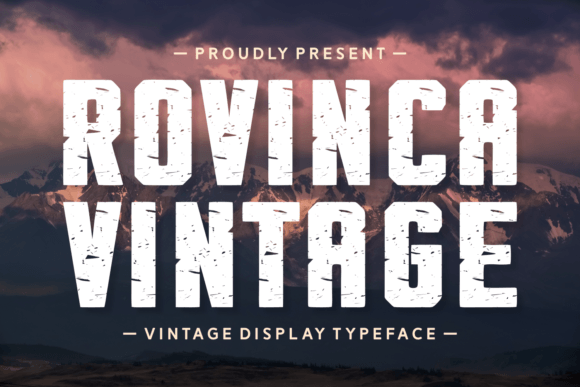 Rovinca Vintage: A Quirky Display Font for Modern Design